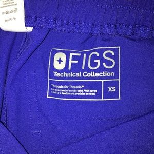 SOLD. Royal blue figs scrubs
